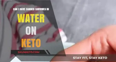 Keto-Friendly Canned Sardines in Water: A Healthy Low-Carb Snack Option