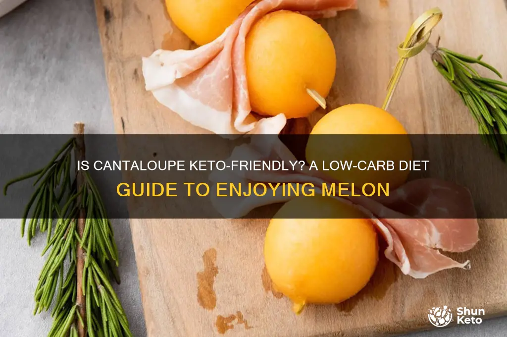 can i have cantaloupe on a keto diet