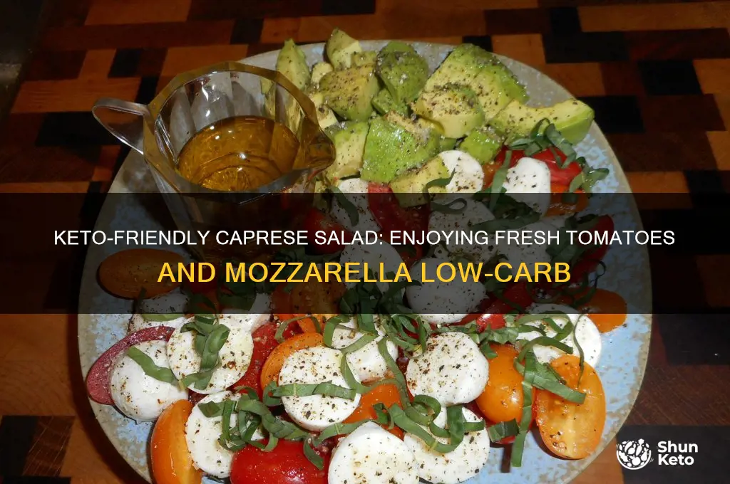 can i have caprese salad on keto