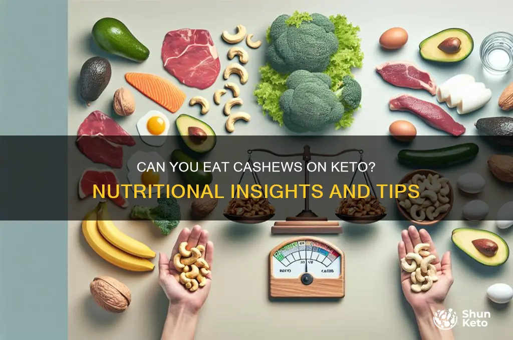 can i have cashews on keto