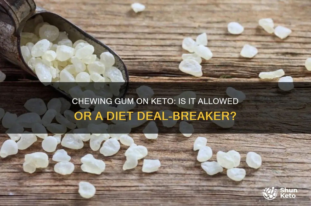 can i have chewing gum in keto