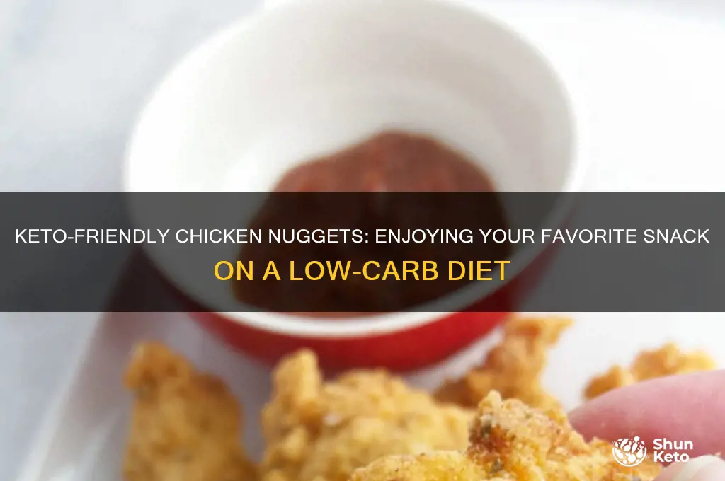 can i have chicken nuggets on keto