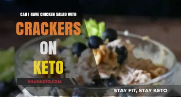 Keto-Friendly Chicken Salad with Crackers: A Low-Carb Snack Option