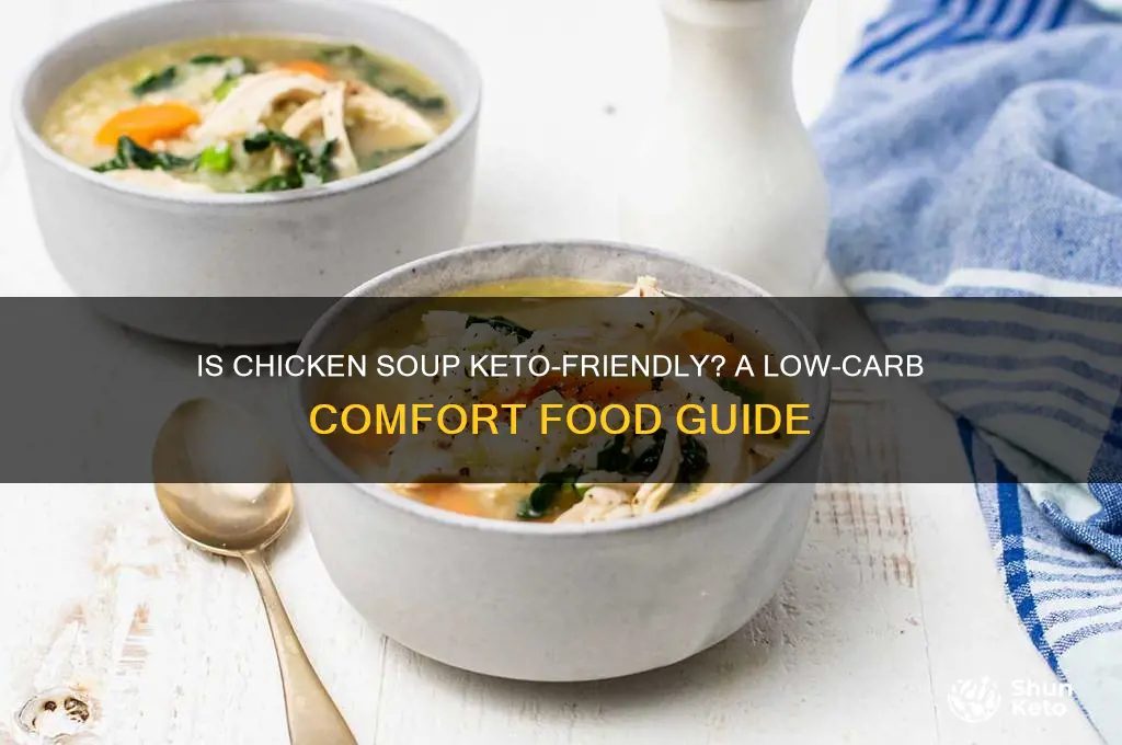 can i have chicken soup on keto