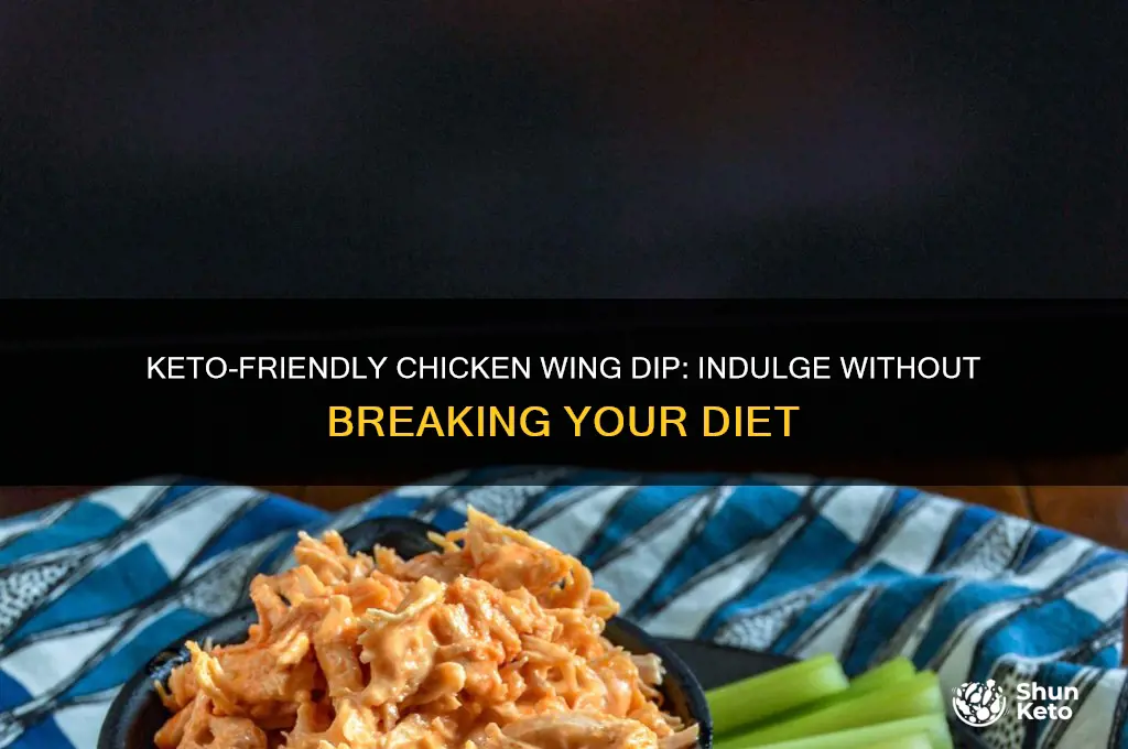 can i have chicken wing dip on keto
