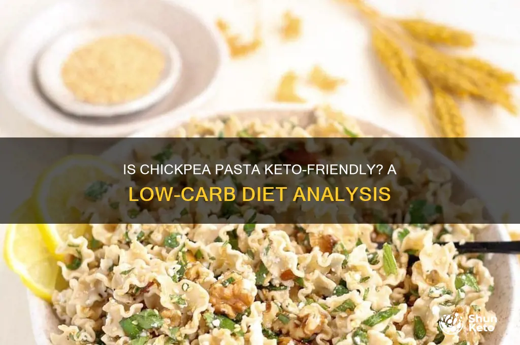 can i have chickpea pasta on keto
