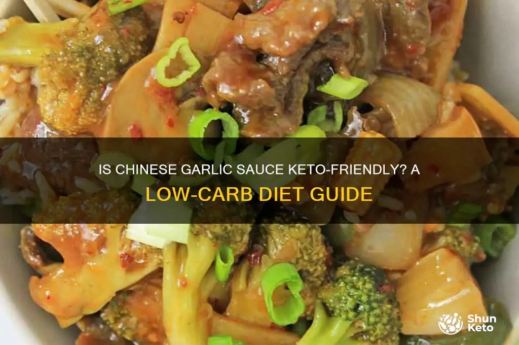 can i have chinese garlic sauce on keto