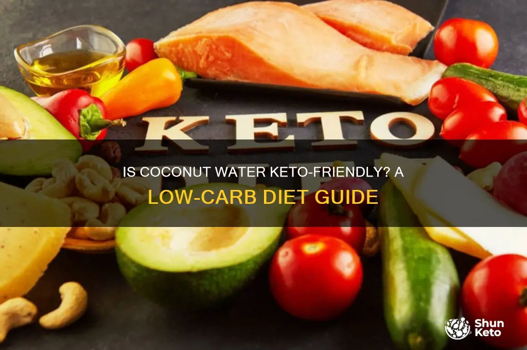 can i have coconut water on keto