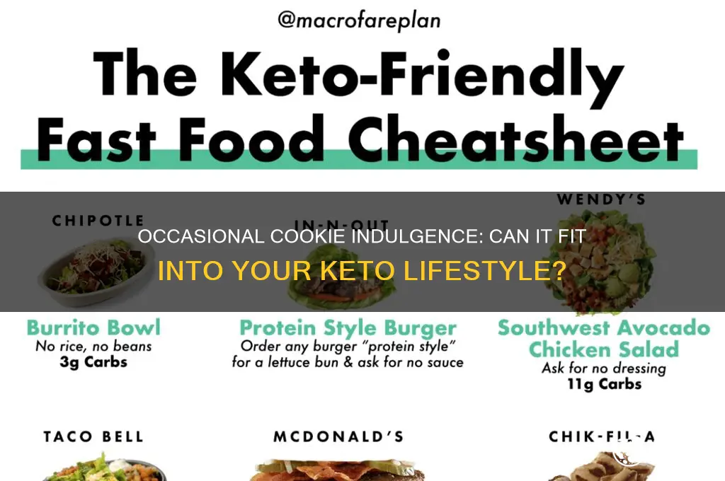 can i have cookies occasionally on a keto diet