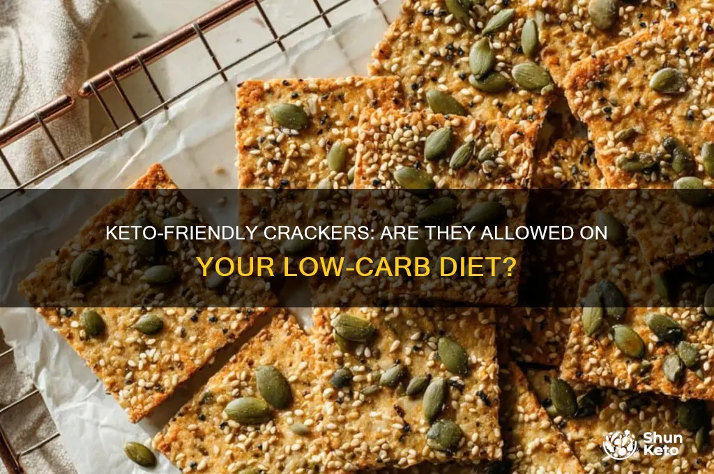 can i have crackers on a keto diet