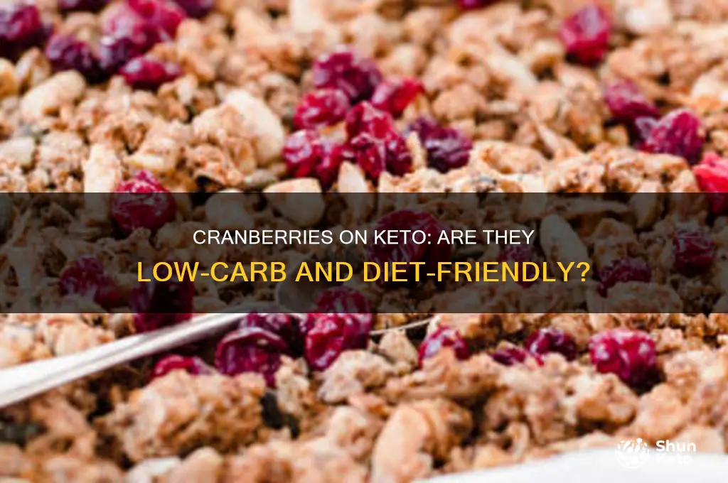 can i have cranberries on keto diet