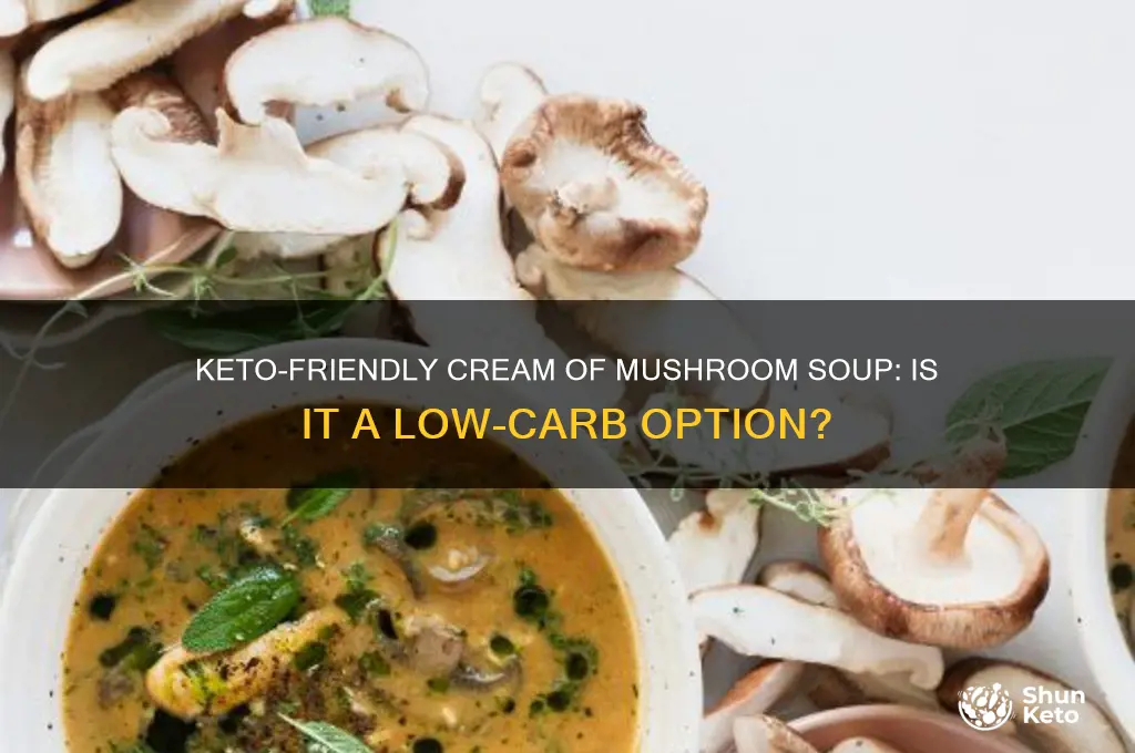 can i have cream of mushroom soup on keto