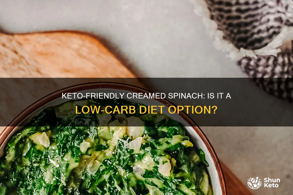 can i have creamed spinach on keto