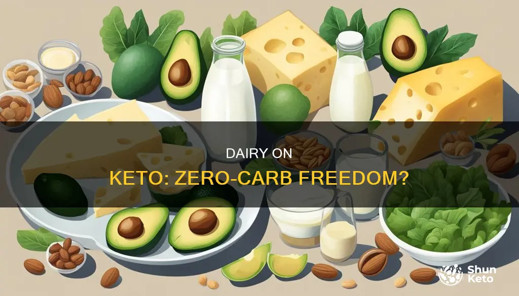 can i have dairy on keto if zero carbs