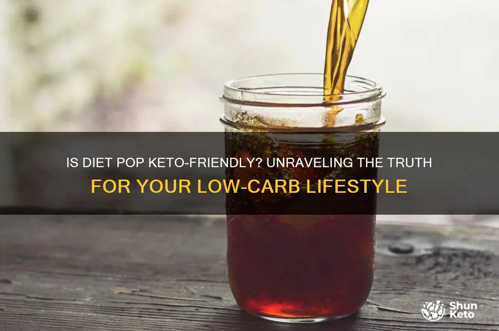 can i have diet pop on a keto diet