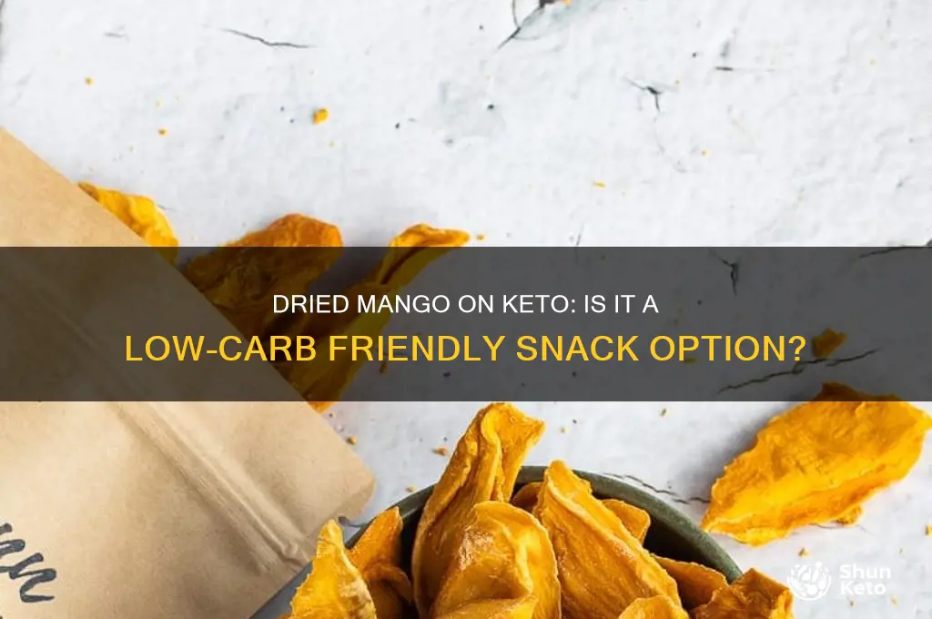 can i have dried mango on keto