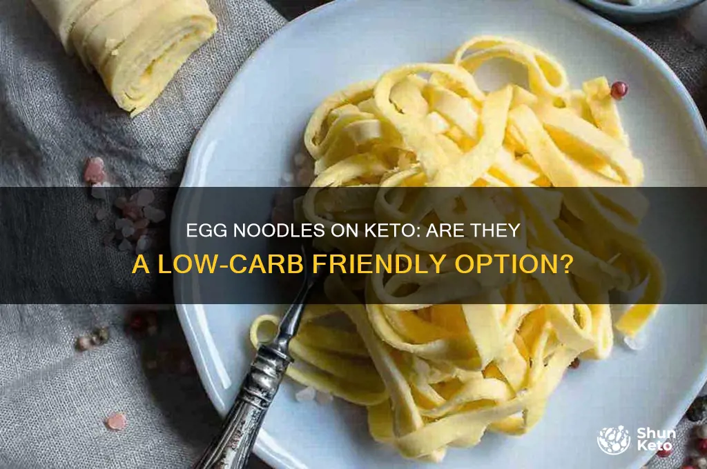 can i have egg noodles on keto diet