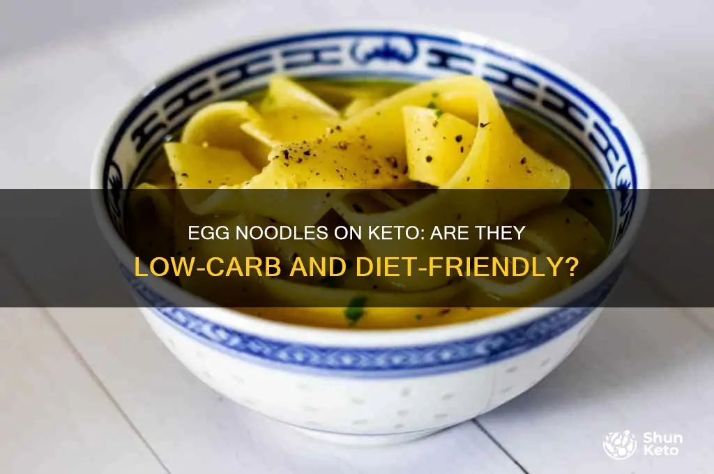 can i have egg noodles on keto