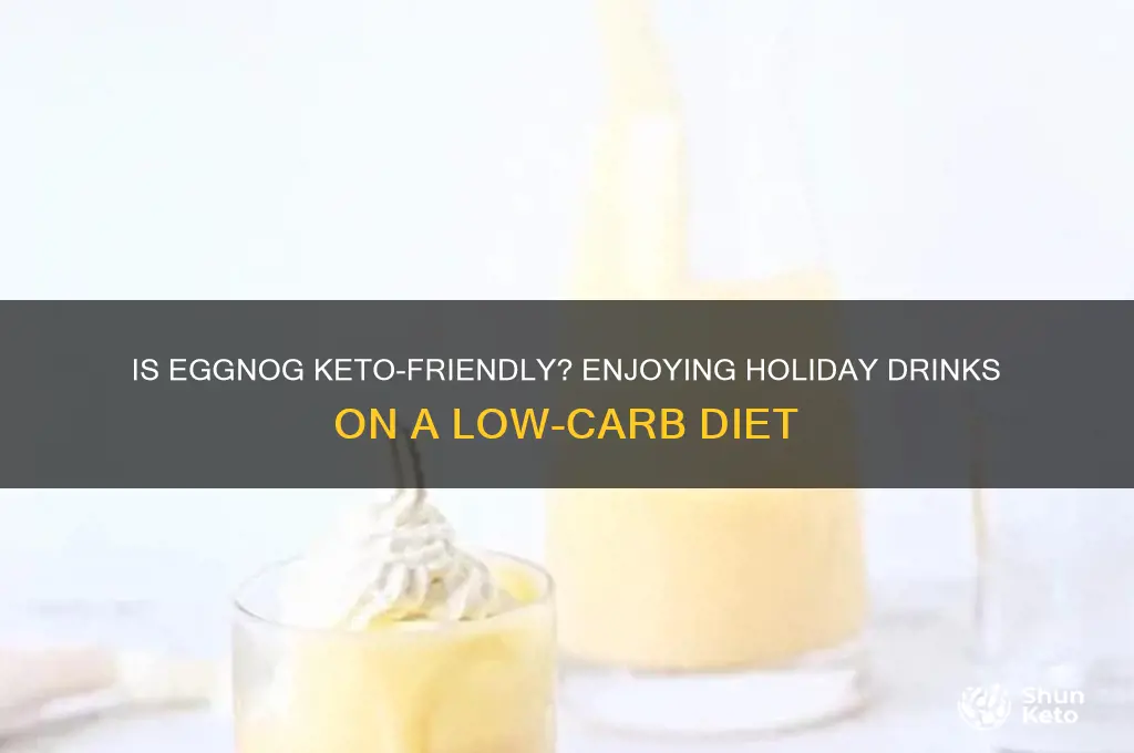can i have eggnog on keto