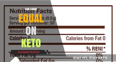 Can You Enjoy Equal Sweetener While Staying in Ketosis?