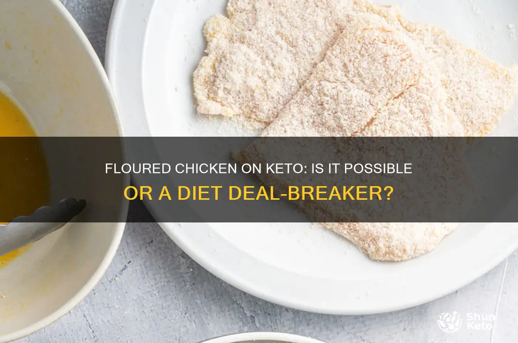 can i have floured chicken on keto