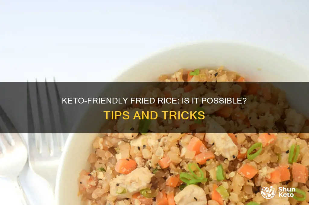 can i have fried rice in a keto diet