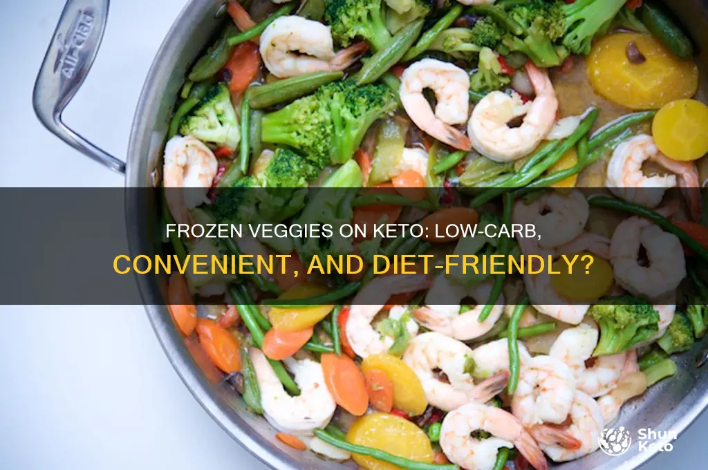 can i have frozen vegetables on keto