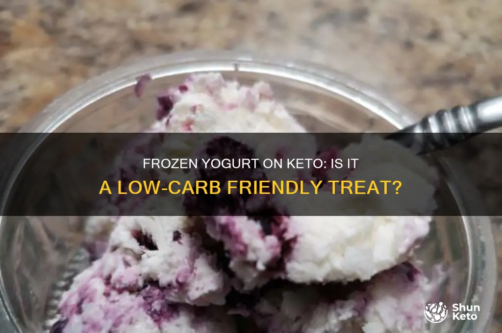 can i have frozen yogurt on keto