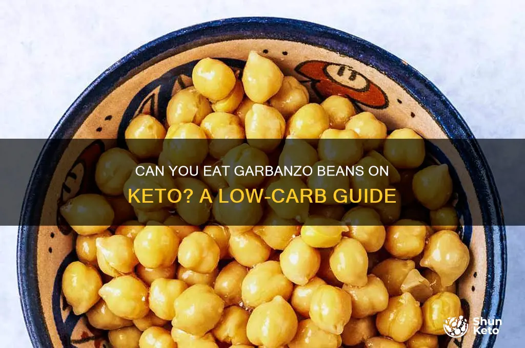 can i have garbanzo beans on keto