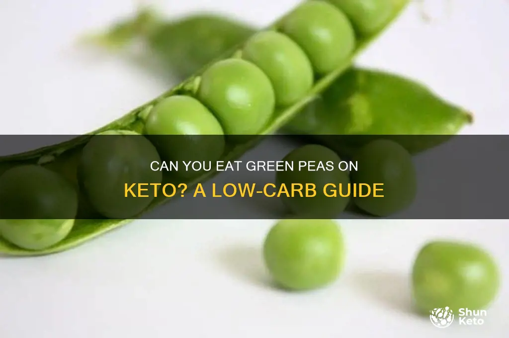 can i have green peas on keto
