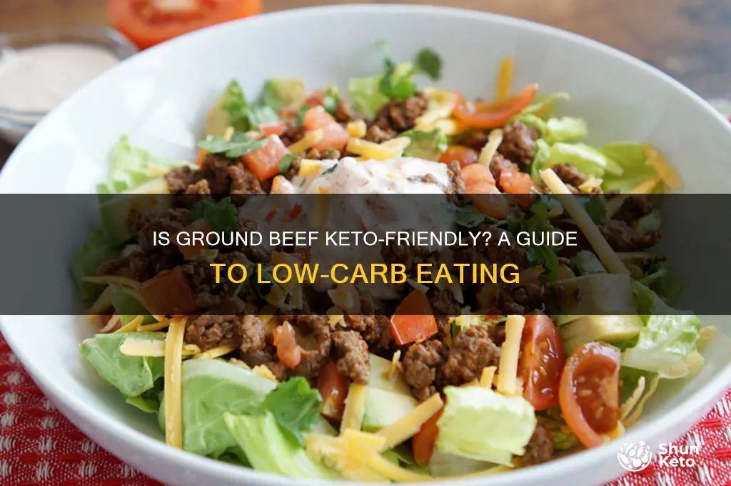 can i have ground beef on keto