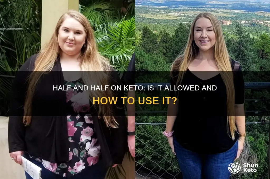 can i have half and half on keto