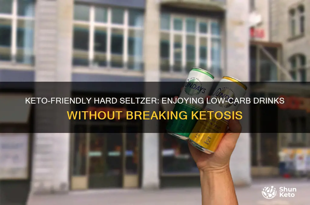 can i have hard seltzer on keto