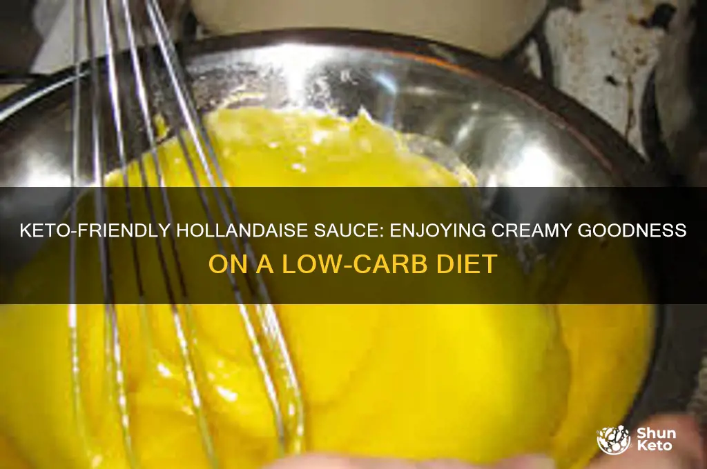 can i have hollandaise sauce on keto