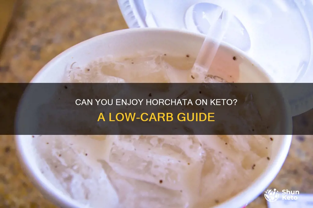 can i have horchata on keto