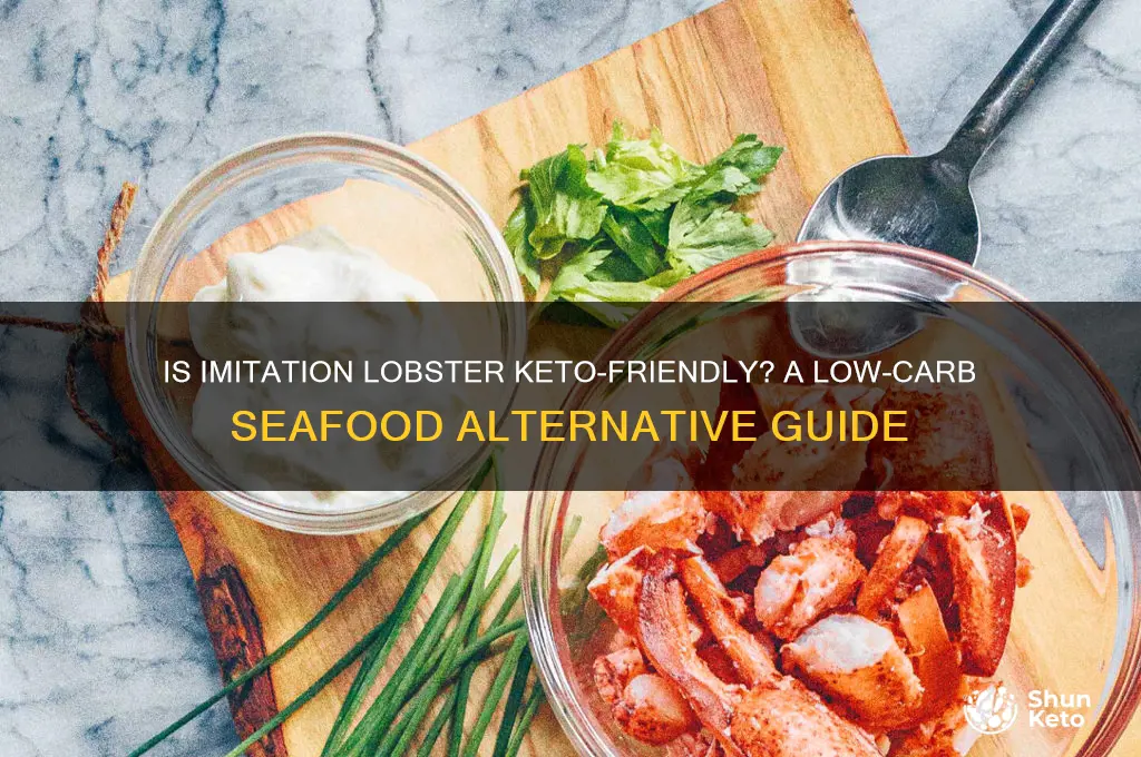 can i have imitation lobster on keto