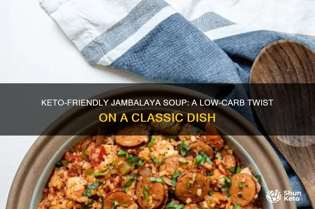 can i have jambalaya soup on keto