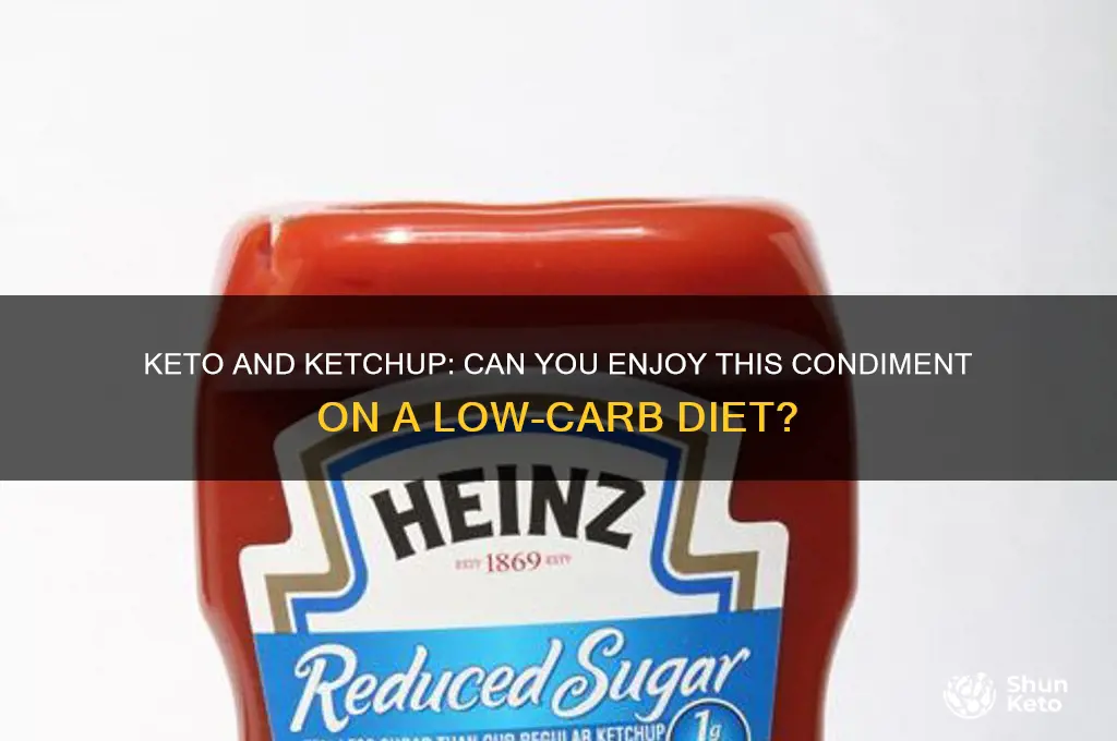can i have ketchup on a keto diet