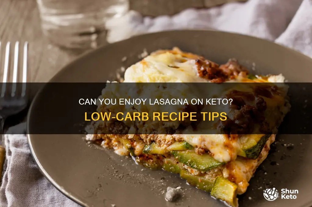 can i have lasagna on keto