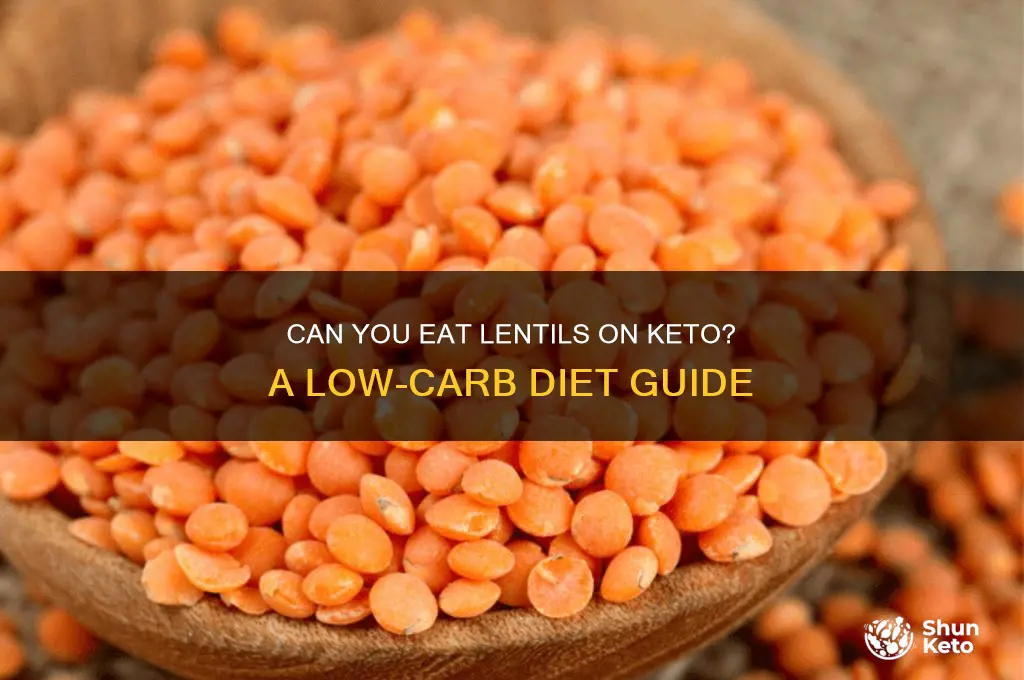 can i have lentils on keto