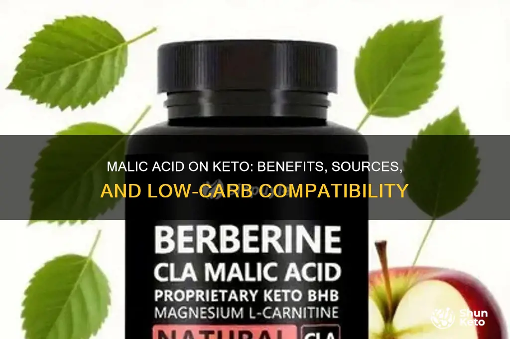 can i have malic acid on keto
