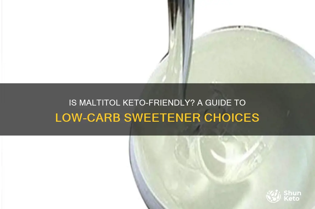 can i have maltitol on keto