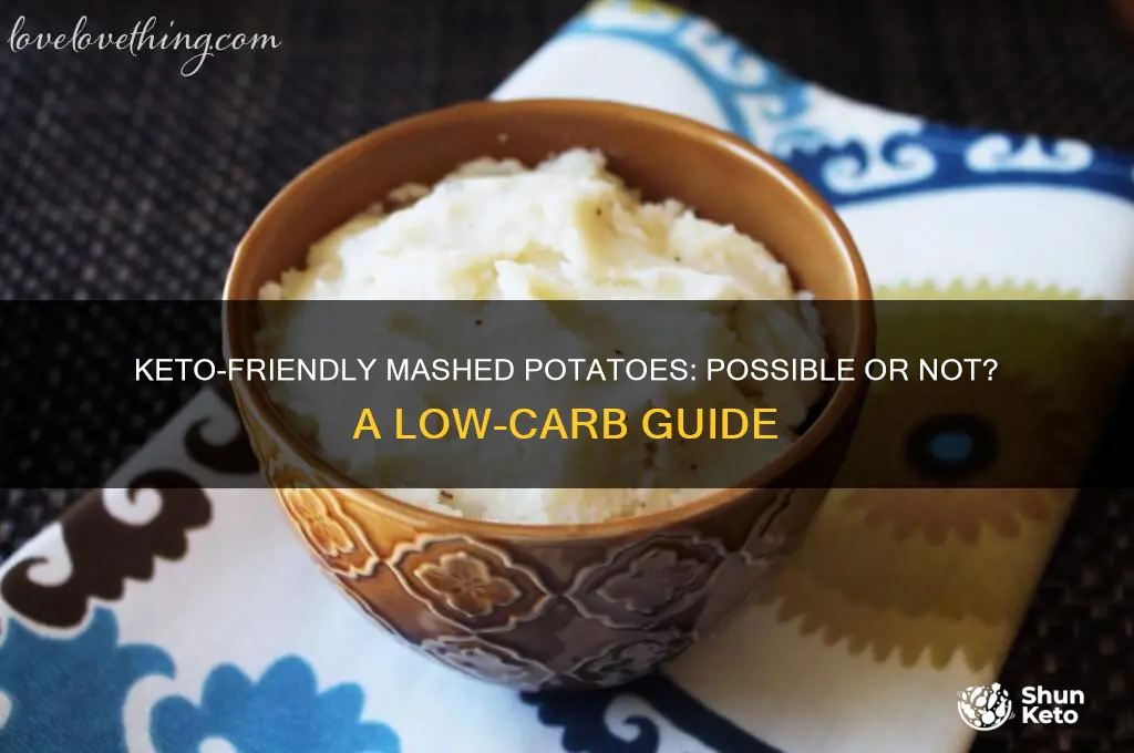 can i have mashed potatoes on keto