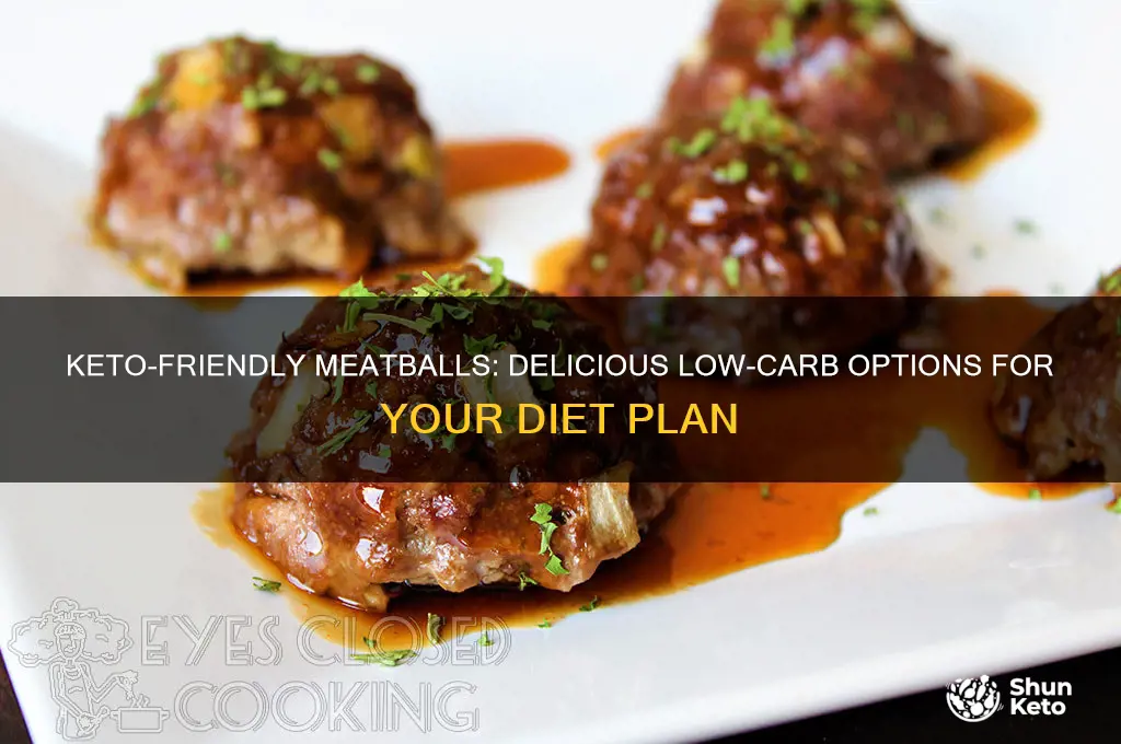 can i have meatballs on keto