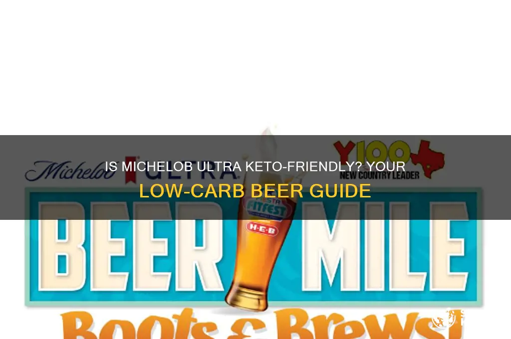 can i have michelob ultra on keto