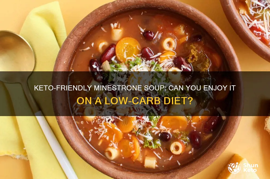 can i have minestrone soup on keto