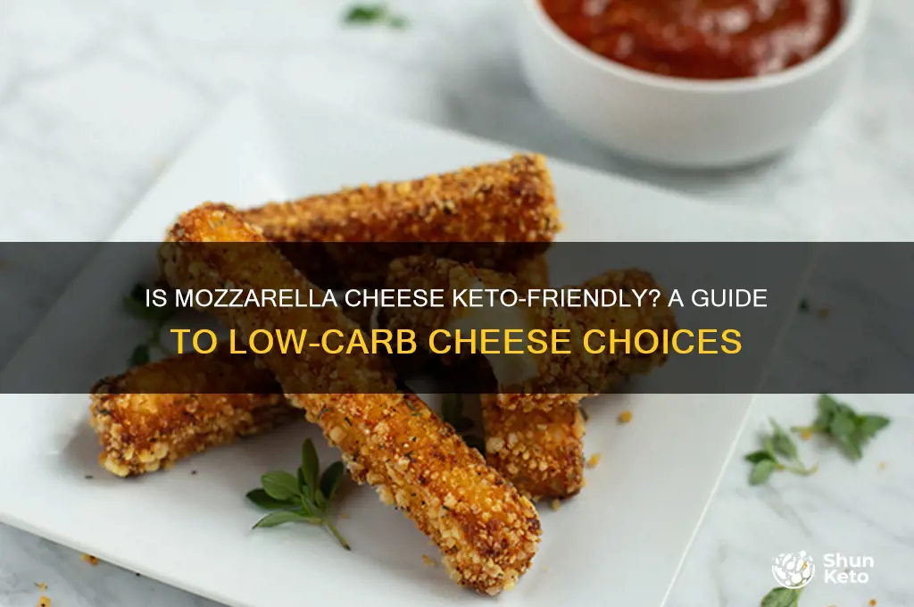 can i have mozzarella cheese on the keto diet