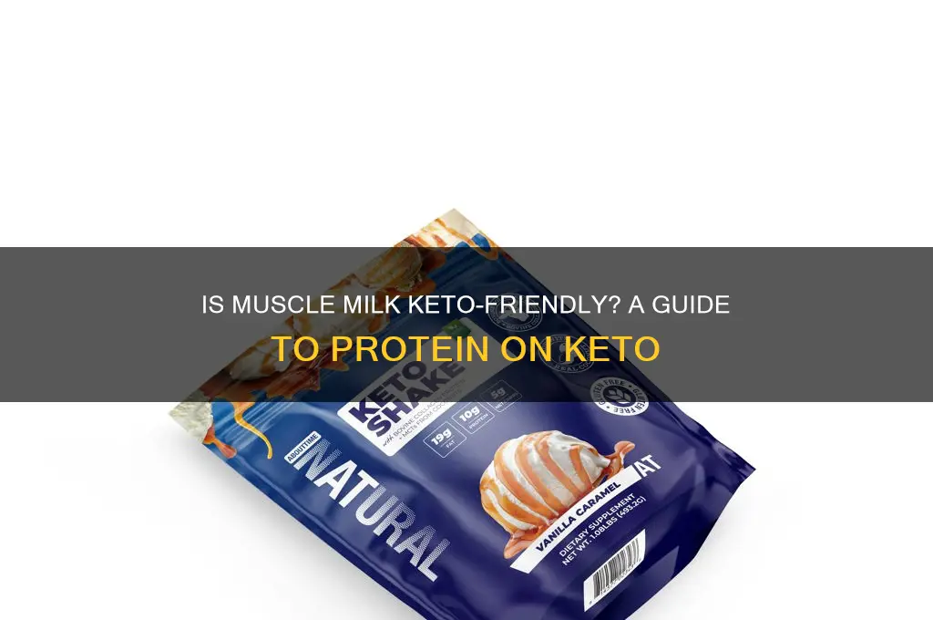 can i have muscle milk on keto diet