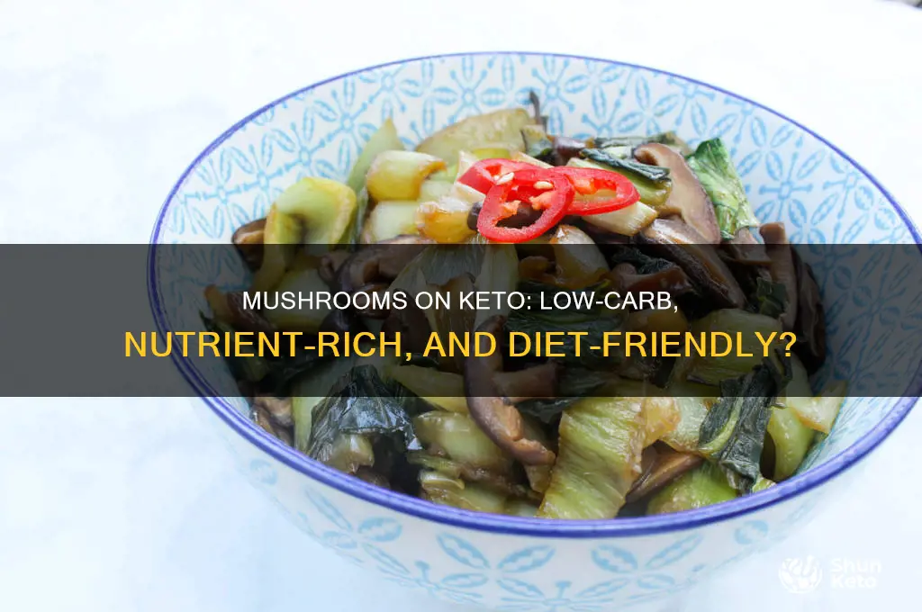 can i have mushrooms on keto diet