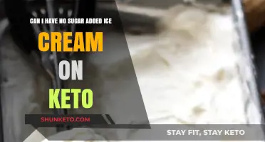 Keto-Friendly No Sugar Added Ice Cream: A Sweet Low-Carb Treat?